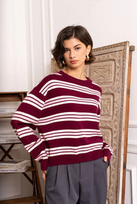Sweater SHANA - Bordeaux