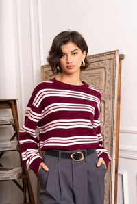 Sweater SHANA - Bordeaux