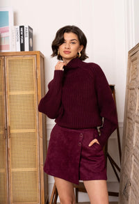 Knit MAYA - Burgundy