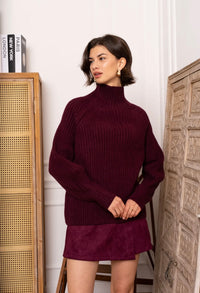 Knit MAYA - Burgundy