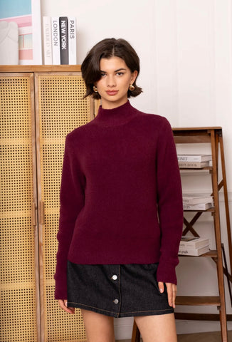 Knit NOOR - Burgundy