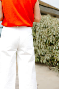 Pants ELEONORE - White