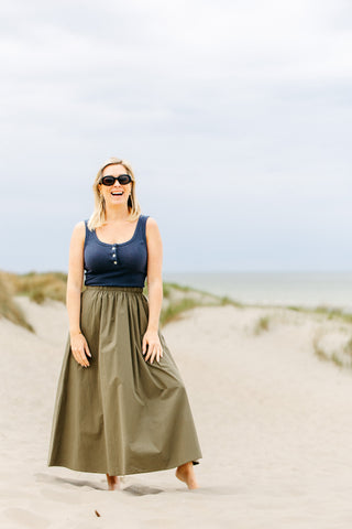 Skirt JULIETTE - Kaki