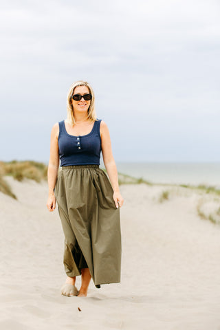 Skirt JULIETTE - Kaki