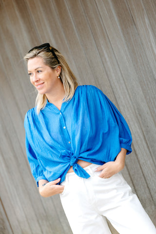 Blouse FEBE -  Royal Blue