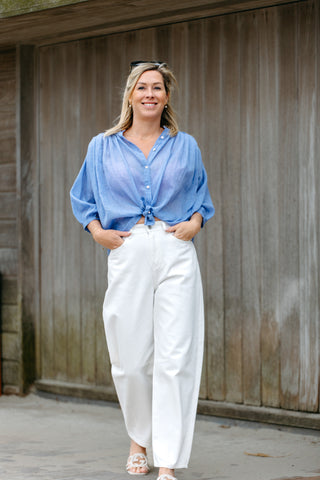 Blouse FEBE -  Blue Jeans