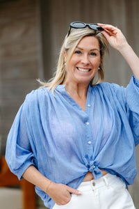 Blouse FEBE -  Blue Jeans