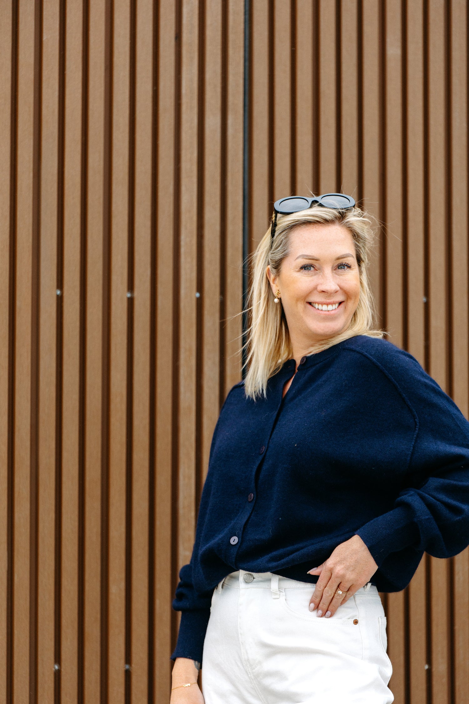 Gilet ELZA  - Marine