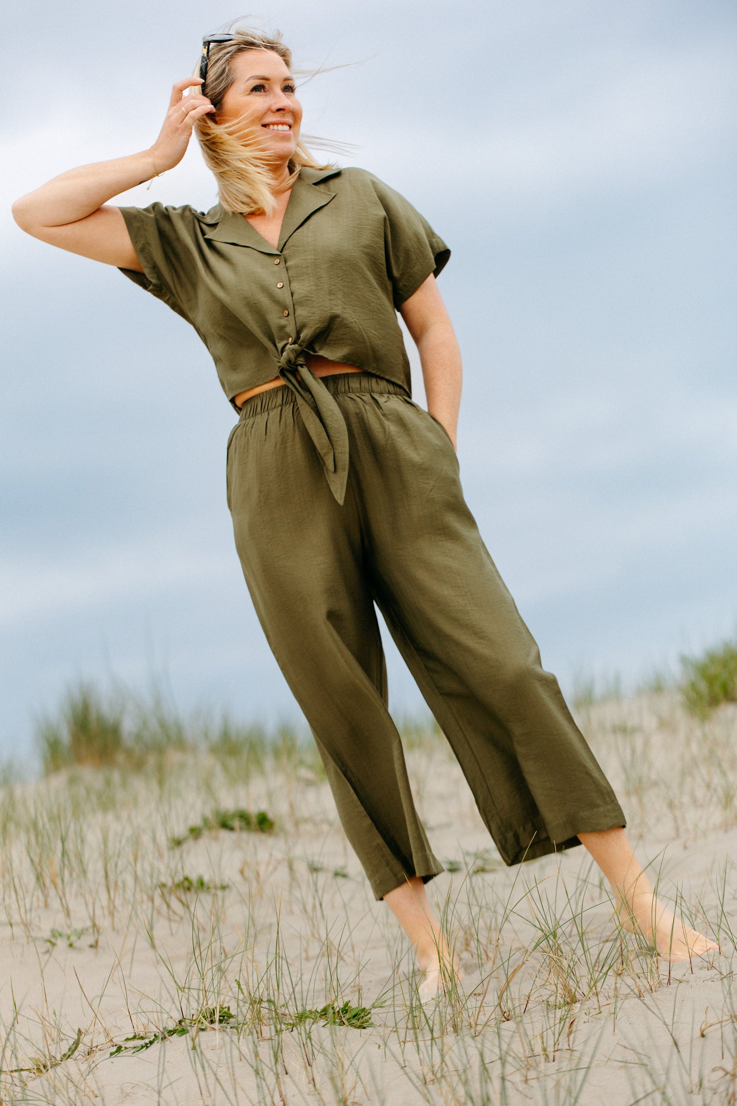 Blouse ANNE - Kaki