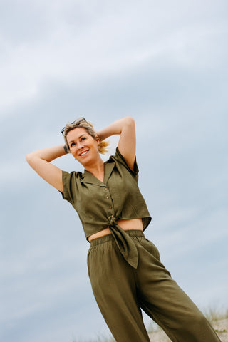 Blouse ANNE - Kaki