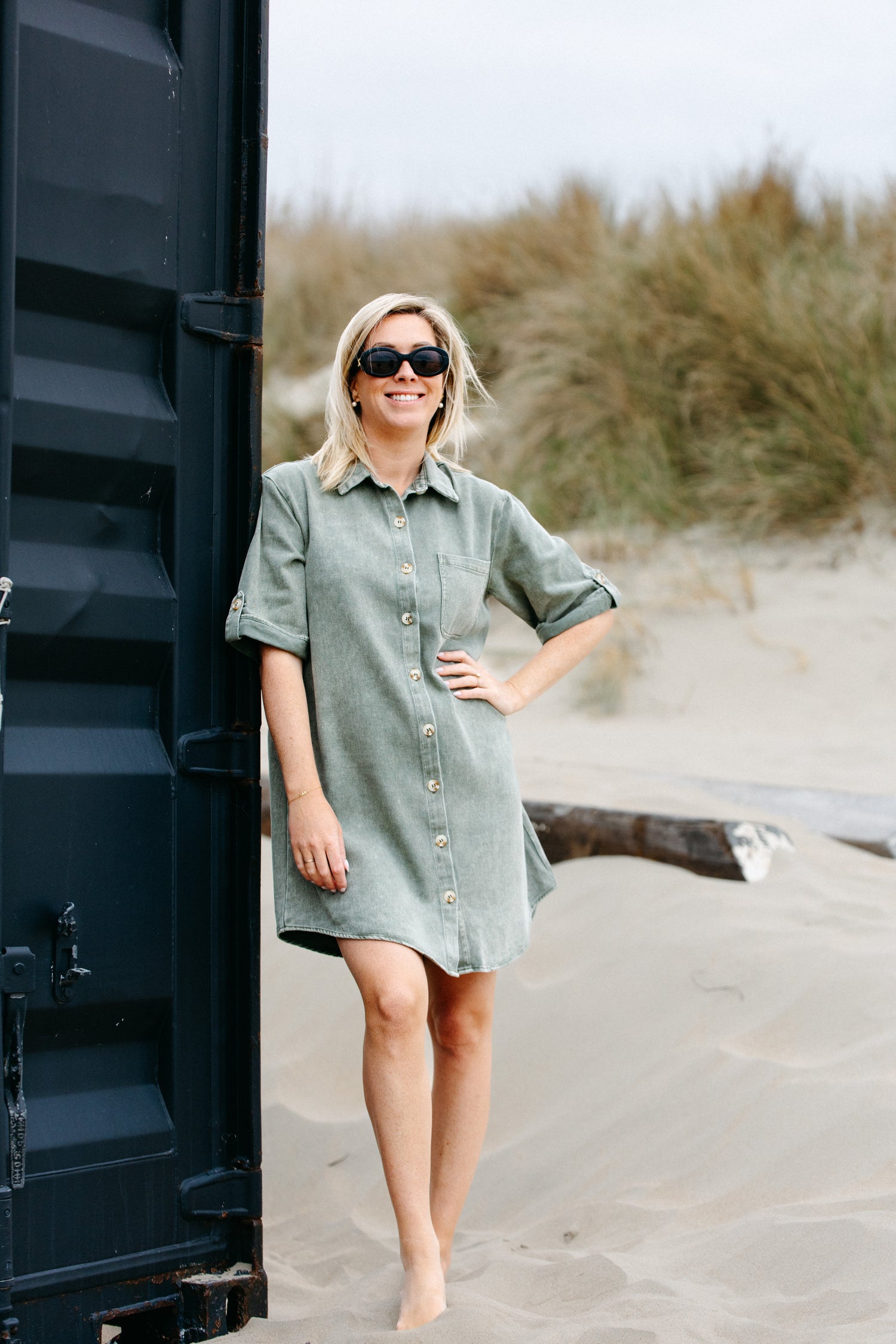 Dress IZË - Kaki