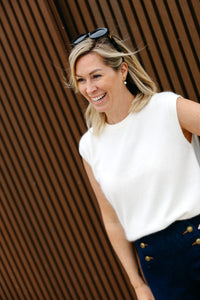 ANNA Debardeur  - White