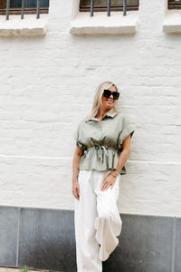 Blouse ZAIA - Kaki