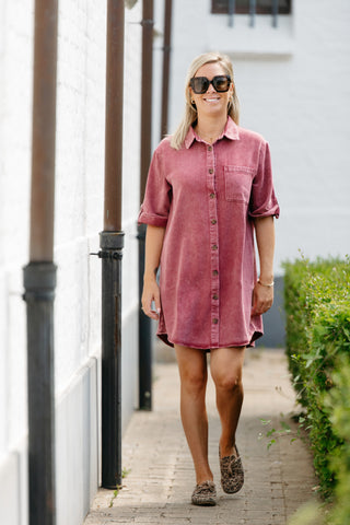 Dress IZË - Bordeaux