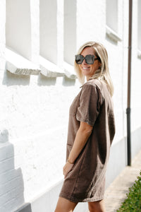 Dress ELIN - Chocolate