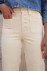 Pants VIVIANE - Velours (Beige)