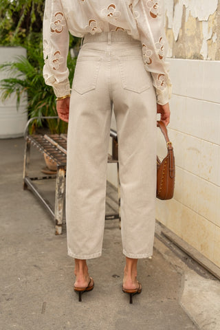 Jeans BONNY - Taupe