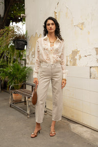 Jeans BONNY - Taupe