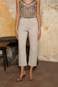 Jeans Momfit BOY - Taupe