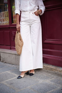 Jeans PALAZZO  - White