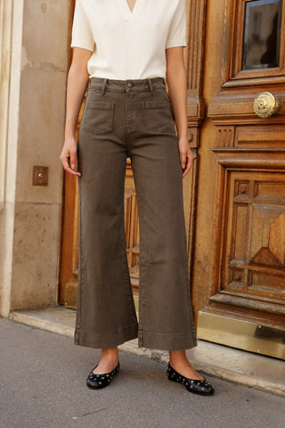 Jeans FANNY - Kaki