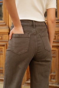 Jeans FANNY - Kaki