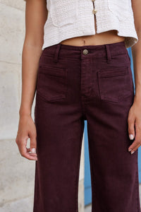 Jeans FANNY - Bordeaux