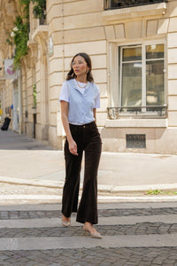 Pants ANNA Velvet - Chocolat