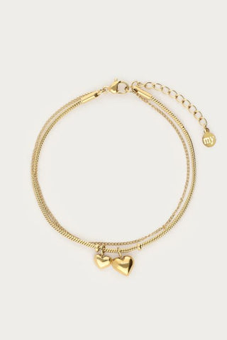 MY -  Dubbele armband "mommy to be"