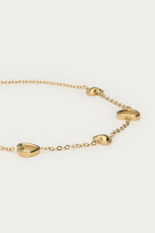 MY-Botanical armband met open hartjes