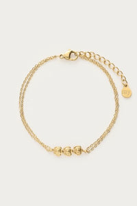 MY-Botanical dubbele armband met rozen