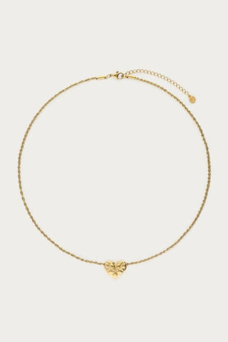 MY-Botanical ketting met bloemen hart