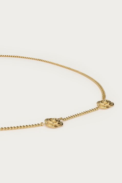 MY - Botanical ketting met drie rozen