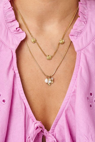 MY - Botanical ketting met drie rozen