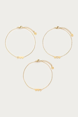MY-Armbanden set drie hartjes