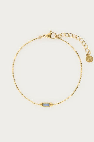 MY-Armband met lavender steen