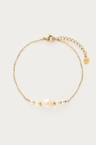 MY-Armband met natuurlijke parels en kralen