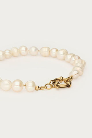 MY-Armband met natuurlijke parels en slotje