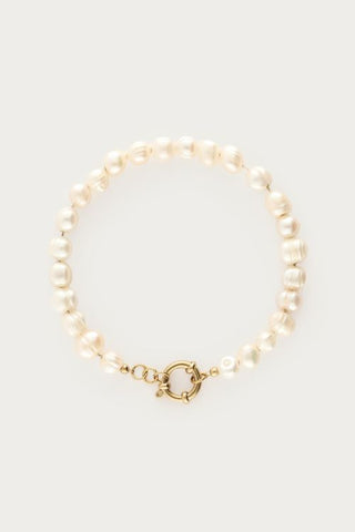 MY-Armband met natuurlijke parels en slotje