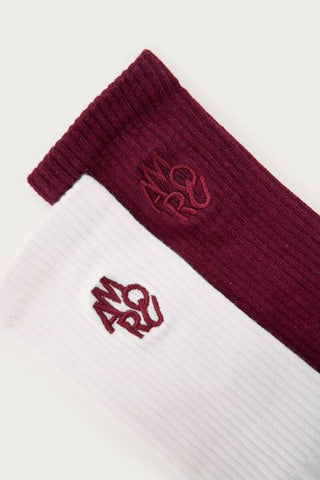 Burgundy sokken set Amour