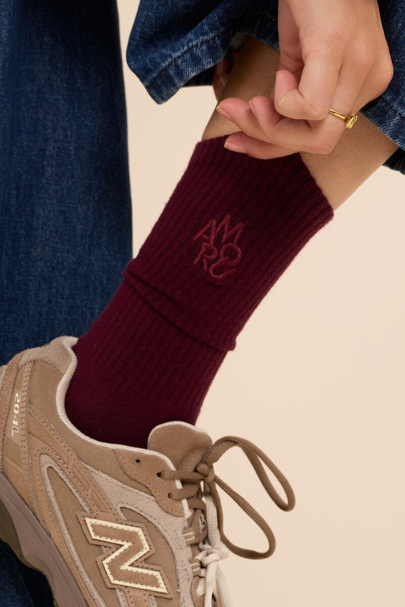 Sokken Amour Burgundy