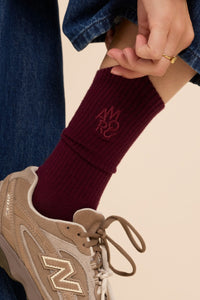 Sokken Amour Burgundy
