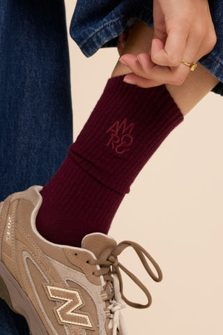 Sokken Amour Burgundy