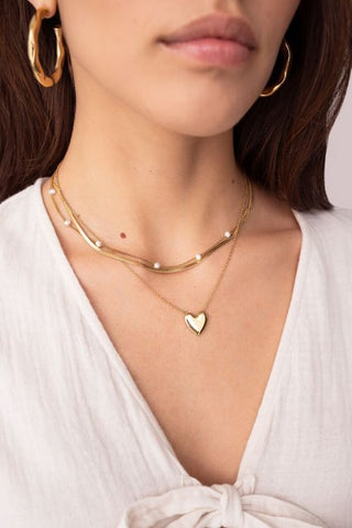 MY- Minimalistische ketting met hart