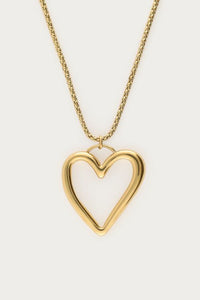 MY - Lange ketting met open hart