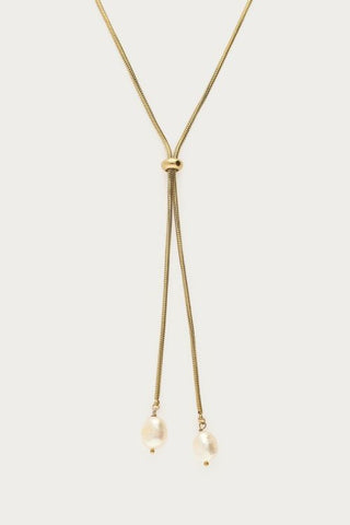 MY-Lange y-ketting met zoetwaterparels