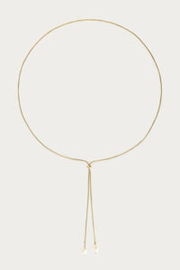 MY-Lange y-ketting met zoetwaterparels