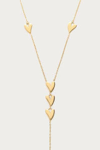MY-Lange ketting y-vorm met hartjes