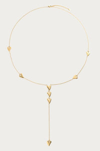 MY-Lange ketting y-vorm met hartjes