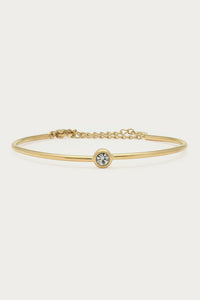 MY-Magical bangle met strass steen dot